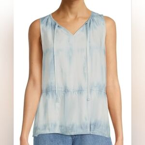 Women's Sleeveless Tie-Dye Top